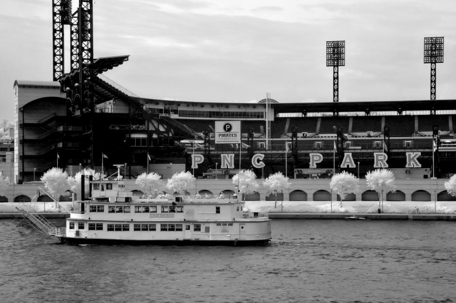 This shot is from PNC Park in Pittsburgh PA I was walking to the stadium 